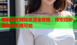 暗网中文网站资源全攻略，探索隐秘网络的无限可能