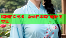 暗网拍卖揭秘：潜藏在黑暗中的秘密交易