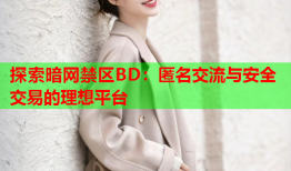 探索暗网禁区BD：匿名交流与安全交易的理想平台