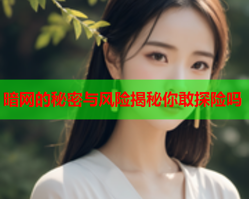 暗网的秘密与风险揭秘你敢探险吗