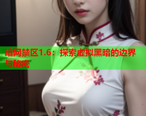 暗网禁区1.6：探索虚拟黑暗的边界与秘密