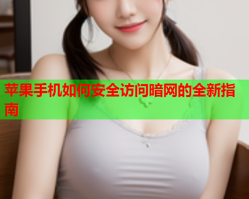 苹果手机如何安全访问暗网的全新指南